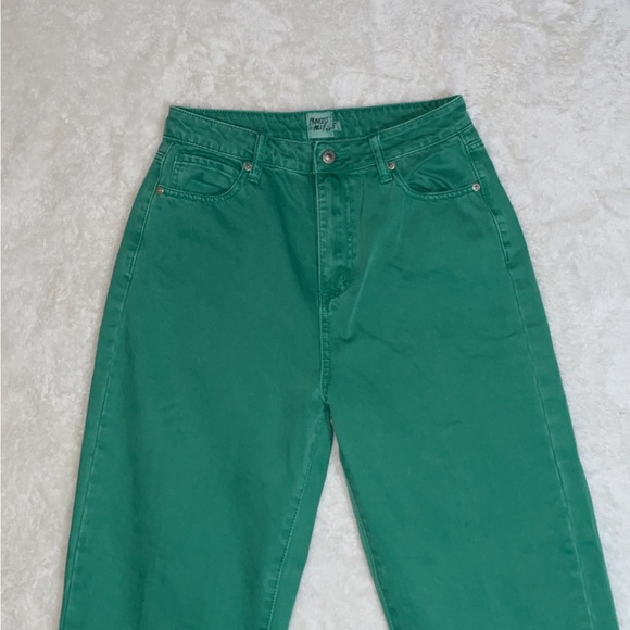NWOT Princess Polly Green Jeans - Picture 2 of 11